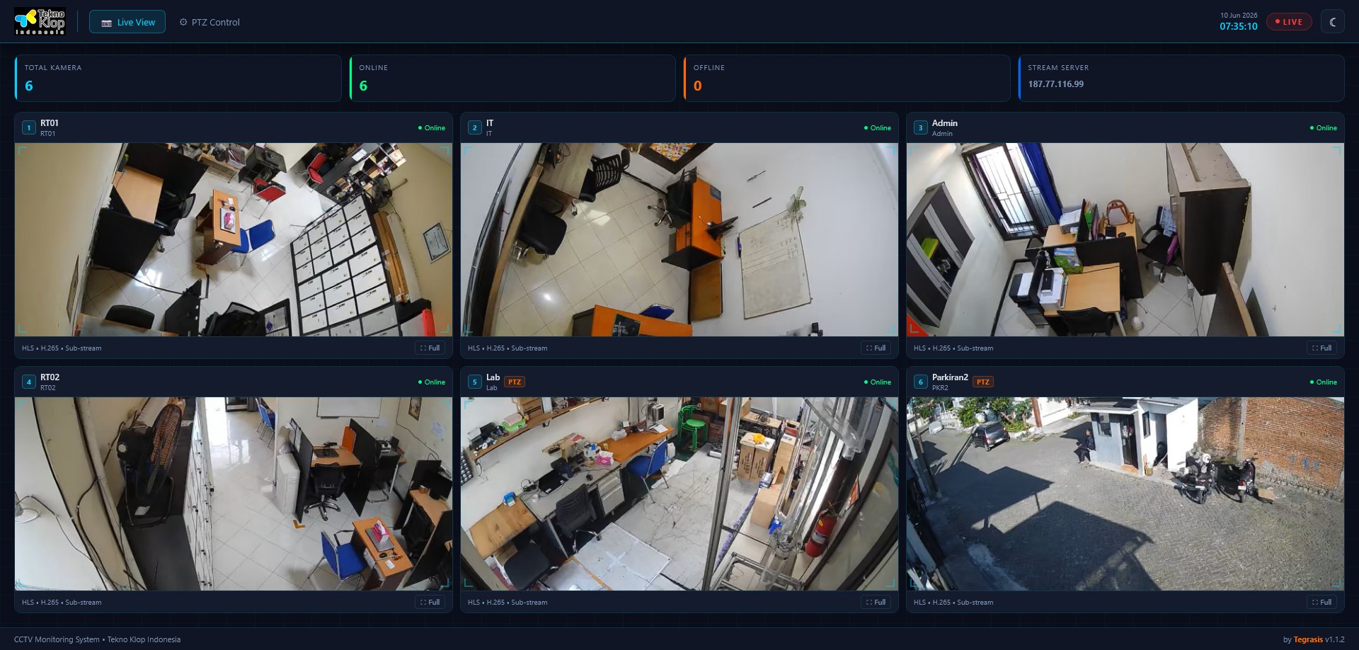 CCTV Live Monitor